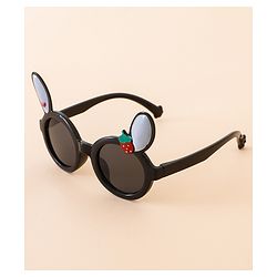 Babyhug Solid Coloured Sunglasses With Applique - Black