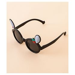 Babyhug Solid Coloured Sunglasses With Applique - Black