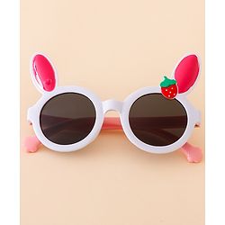 Babyhug Solid Coloured Sunglasses With Applique - Black