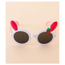 Babyhug Solid Coloured Sunglasses With Applique - Black
