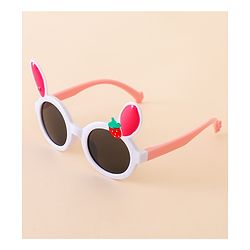 Babyhug Solid Coloured Sunglasses With Applique - Black