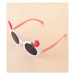 Babyhug Solid Coloured Sunglasses With Applique - Black