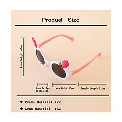 Babyhug Solid Coloured Sunglasses With Applique - Black