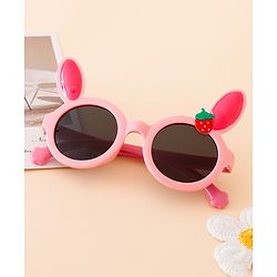 Babyhug Solid Coloured Sunglasses With Applique - Black