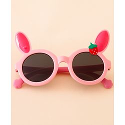 Babyhug Solid Coloured Sunglasses With Applique - Black