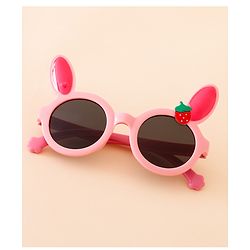 Babyhug Solid Coloured Sunglasses With Applique - Black