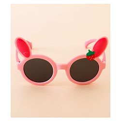 Babyhug Solid Coloured Sunglasses With Applique - Black