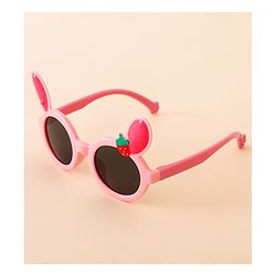 Babyhug Solid Coloured Sunglasses With Applique - Black
