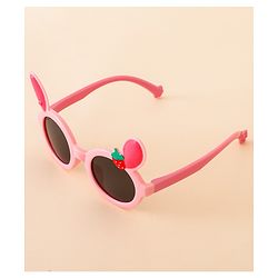 Babyhug Solid Coloured Sunglasses With Applique - Black