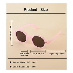 Babyhug Solid Coloured Sunglasses - Black