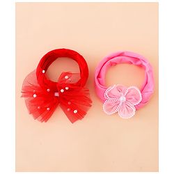 Babyhug Headbands Free Size - Red&Pink