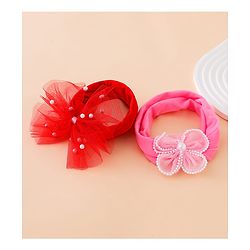 Babyhug Headbands Free Size - Red&Pink