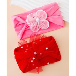 Babyhug Headbands Free Size - Red&Pink