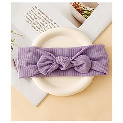 Floral Bow Stretch Baby & Kids Headband - Pink & White