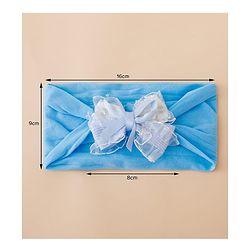 Babyhug Bow Headbands - Blue