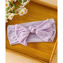 Babyhug Headbands With Floral and Bow Applique Pack of 2 -Purple, Peach