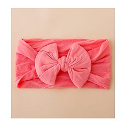 Babyhug Headbands With Floral and Bow Applique Pack of 2 -Purple, Peach