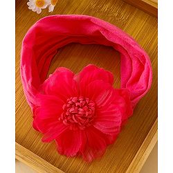 Babyhug Headbands With Floral and Bow Applique Pack of 2 -Purple, Peach