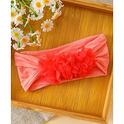 Babyhug Set Of 3 Bow Applique Detailed Headbands - Pink,Red ,Purple