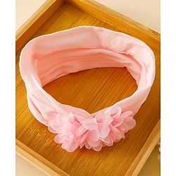 Babyhug Set Of 3 Bow Applique Detailed Headbands - Pink,Red ,Purple