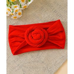 Babyhug Set Of 3 Bow Applique Detailed Headbands - Pink,Red ,Purple