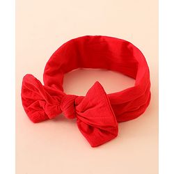 Babyhug Set Of 3 Bow Applique Detailed Headbands - Pink,Red ,Purple