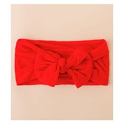 Babyhug Set Of 3 Bow Applique Detailed Headbands - Pink,Red ,Purple