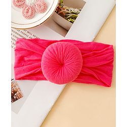 Babyhug Headbands With Bow Applique Pack of 3 - Pink,White,Purple