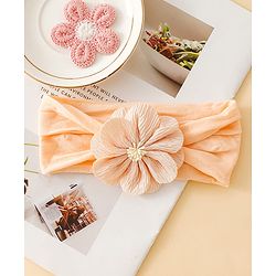 Babyhug Headbands With Bow Applique Pack of 3 - Pink,White,Purple