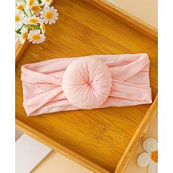 Babyhug Headbands With Floral and Bow Applique Pack of 3 - Pink ,Red, Light Blue