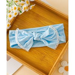 Babyhug Headbands With Floral and Bow Applique Pack of 3 - Pink ,Red, Light Blue