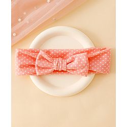 Babyhug Free Size Baby Headbands with Polka Dots Pack of 3 - Multicolor