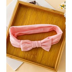 Babyhug Free Size Baby Headbands With Fruit Print Bow Applique Pack of 3 - Multicolor