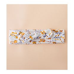 Babyhug Free Size Baby Headbands with Polka Dots, Floral Print And Stripes Pack of 3 - Multicolor