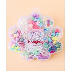 Babyhug Free Size DIY Bead Jewellery Making Set - Multicolor