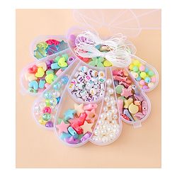 Babyhug Free Size DIY Bead Jewellery Making Set - Multicolor