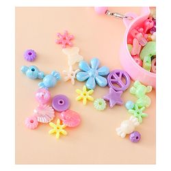 Babyhug Free Size DIY Bead Jewellery Making Set - Multicolor