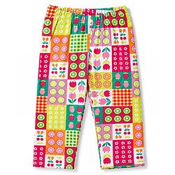 Babyhug 100% Cotton Knit Full Sleeves Shirt & Pyjama Night Suit with Floral Print - Pink & Yellow