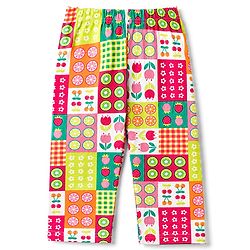 Babyhug 100% Cotton Knit Full Sleeves Shirt & Pyjama Night Suit with Floral Print - Pink & Yellow
