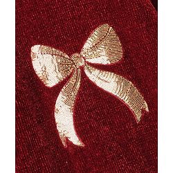 Babyhug Knit Full Sleeves Pullover With Glitter Bow Design - Maroon