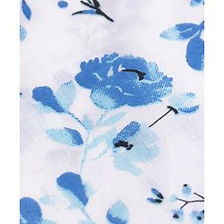 Babyhug 100% Cotton Cambric Woven Sleeveless Shoulder Tie Knot Slip With Floral Print Pack of 3 - Multicolor