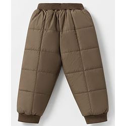 Babyhug Woven Jacket and Pant with Full Sleeves and Bear Print in Grey for 0-1 Month