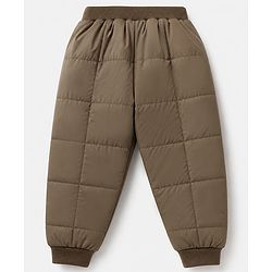 Babyhug Woven Jacket and Pant with Full Sleeves and Camouflage Print in Brown for 0-1 Month