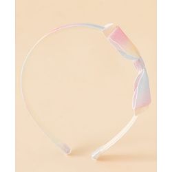 Babyhug Hair Band With Bow Applique - Pink