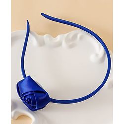 Babyhug Free Size Rose Hair Bands - Blue
