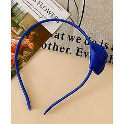 Babyhug Free Size Rose Hair Bands - Blue