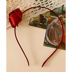 Babyhug Free Size Rose Hair Bands - Blue