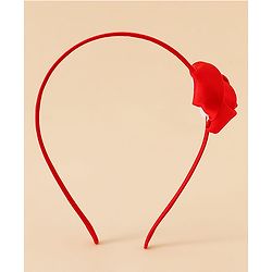 Babyhug Free Size Rose Hair Bands - Blue