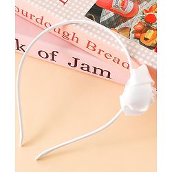Babyhug Free Size Rose Hair Bands - Blue
