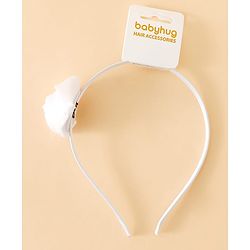 Babyhug Free Size Rose Hair Bands - Blue